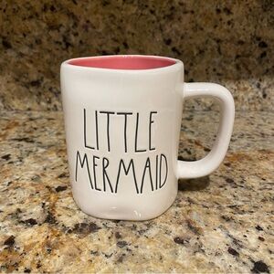 Rae Dunn Disney’s  Little Mermaid double sided mug